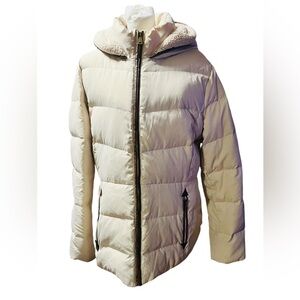 Women’s Ralph Lauren Cream Puffer Jacket